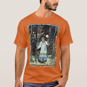 Camiseta Vasilisa a Bela na Cabeça de Baba Yaga Iva