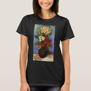Camiseta Vaso com Cravos de Vincent van Gogh