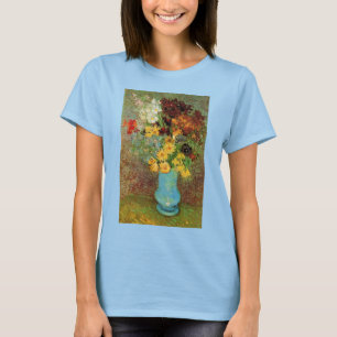 Camiseta Vaso com Margaridas e Anêmonas por Vincent van Gog