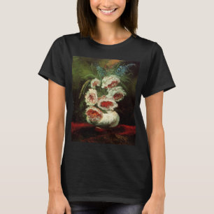 Camiseta Vaso com Peônias por Vincent van Gogh