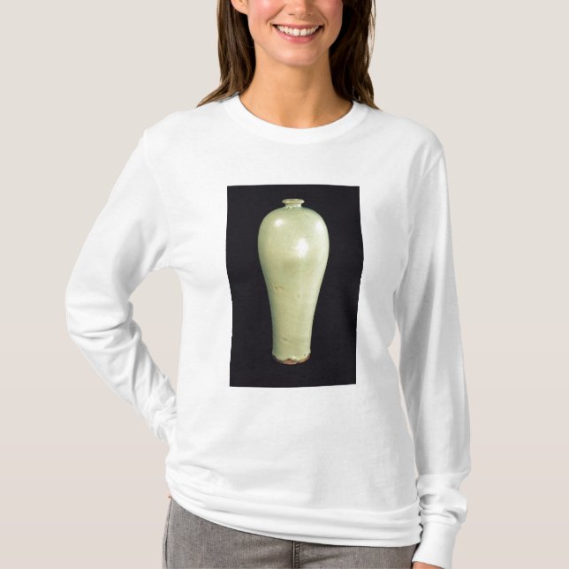 Camiseta Vaso de junho "Meiping" com um esmalte azul (Frente)
