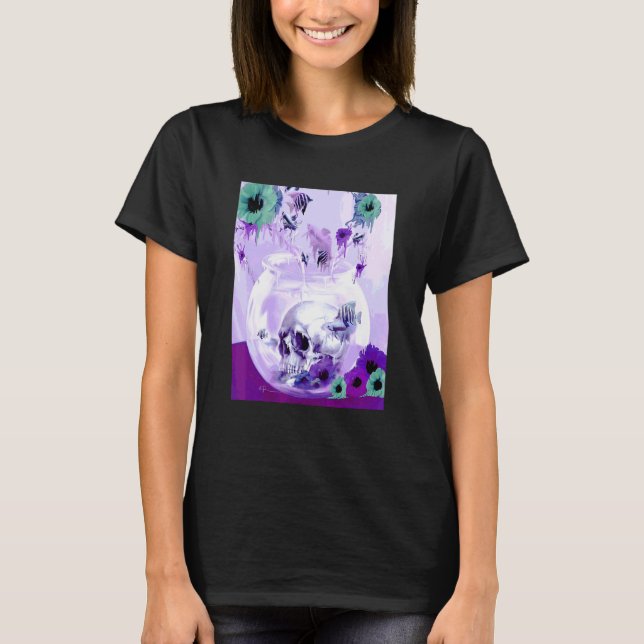 Camiseta Vaso de Peixe Caveira (Frente)