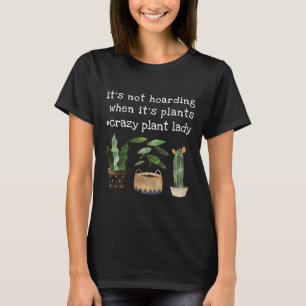 Camiseta Vaso de Planta Louca e Senhora de Cacto Engraçado 