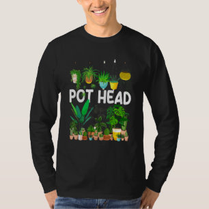 Camiseta Vaso de Plantas Planter Flores Exteriores Flores P