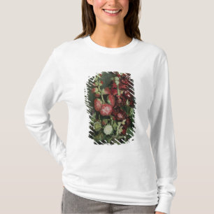 Camiseta Vaso dos Hollyhocks, 1886 de Vincent van Gogh