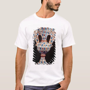 Camiseta vaso Lata-vitrificado com decoração do brilho