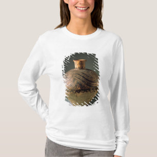 Camiseta Vaso pintado com um teste padrão espiral, de Gans
