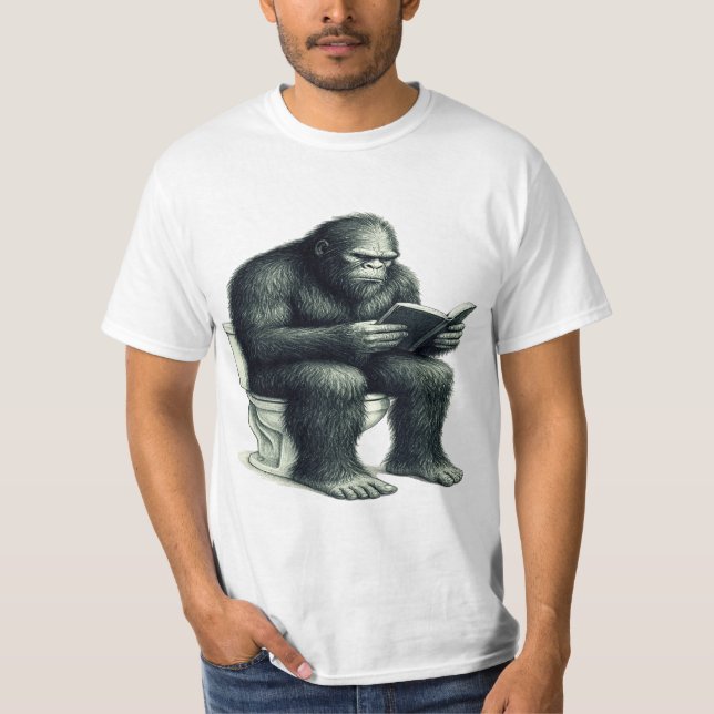 Camiseta Vaso Sanitário do Pé Grande  (Frente)
