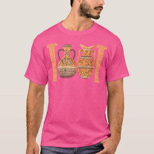 Camiseta Vasos de Cerâmica Grega Artista de Cerâmica
