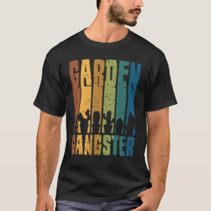 Camiseta Vasos de Plantas Gangster de Jardim Cacto Fofo Cac