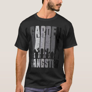 Camiseta Vasos de Plantas Gangster de Jardim Cacto Fofo Cac