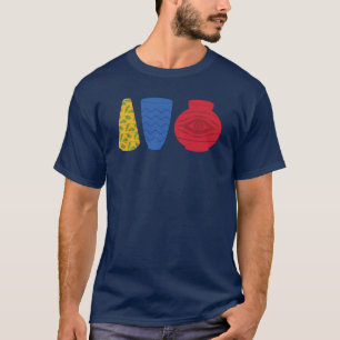 Camiseta Vasos Egípcios Modernos