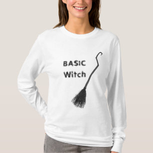 Camiseta Vassoura de bruxa personalizada em BASIC VASSOURA
