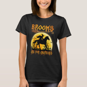 Camiseta Vassouras São Para Amadores  Cavalos De Halloween 