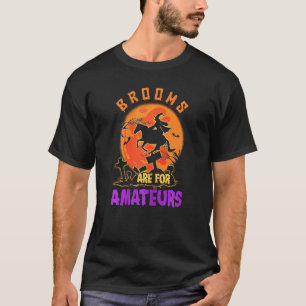 Camiseta Vassouras São Para Amadores De Halloween Cavalo Br