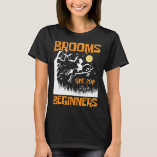Camiseta Vassouras são para iniciantes Diversão de Hallowee