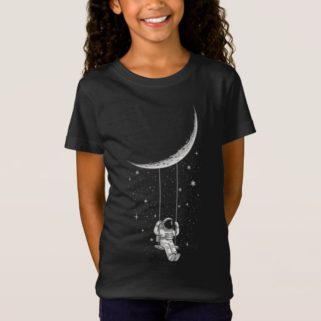 Camiseta vasta extensão de espaço cheia de estrelas (Frente)