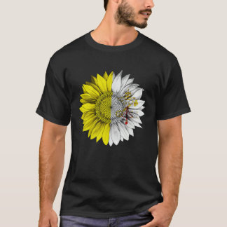 Camiseta Vatican City Flag Sunflower Vanticanien Root Proud