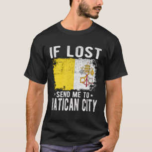 Camiseta Vaticano City Flag Souvenir - Se Perdido Me Enviar
