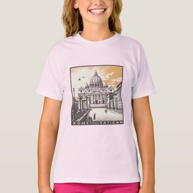 Camiseta Vaticano Roma Itália Europa (Frente)