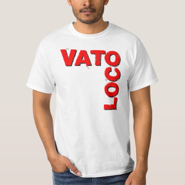 Camiseta Vato Loco (Cara louca) (Frente)