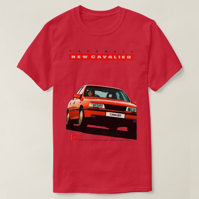 CAMISETA VAUXHALL CAVALIER (Frente do Design)
