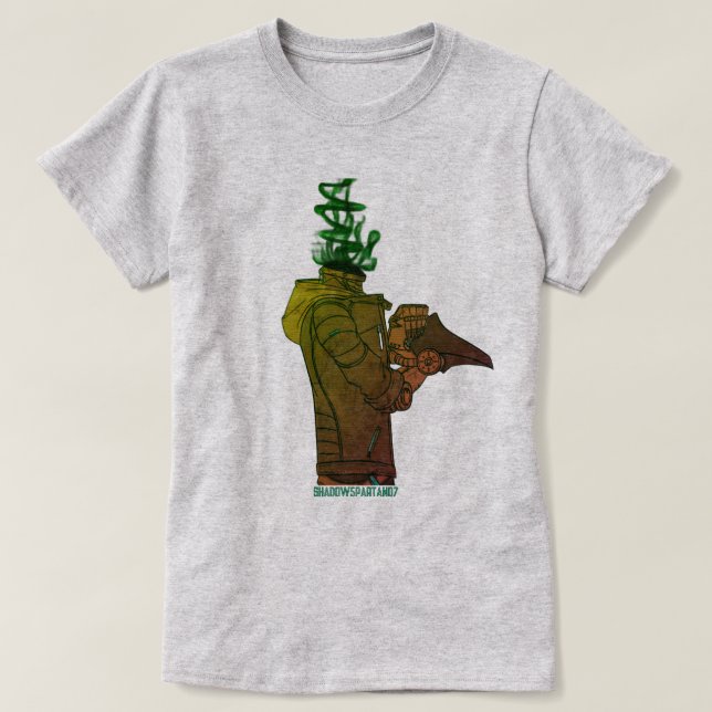 Camiseta Vazio - Cores Steampunk (Frente do Design)