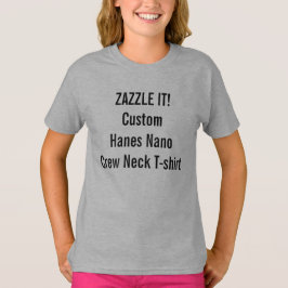 Camiseta Vazio Nano do t-shirt do pescoço de grupo do Hanes