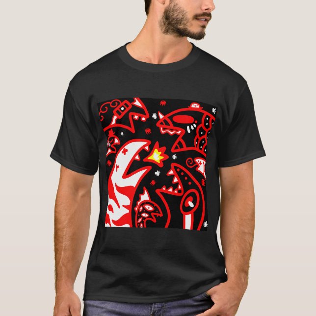 Camiseta Vazio Snakey Doodly (Frente)