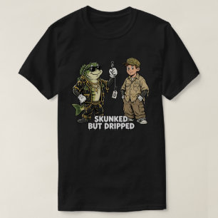 Camiseta Vazou, Mas Pingou Roupas de Rua Engraçadas de Pesc