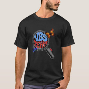 Camiseta VBS 2025 Escola Bíblica de Férias VBS Equipe Lente