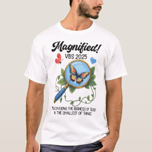 Camiseta Vbs 2025 Insetos Amplificados Aventura Férias Bíbl