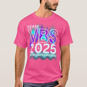 Camiseta Vbs 2025 Norte Luz Da Tripulação Férias Bi