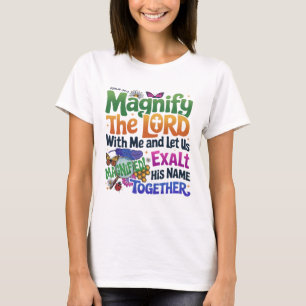 Camiseta Vbs Amplificado 2025 Amplie O Senhor Bíblia Cristã