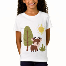 Veado bonito na floresta