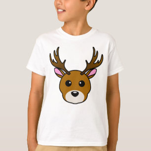 Camiseta Veado de Cartoon Bonito