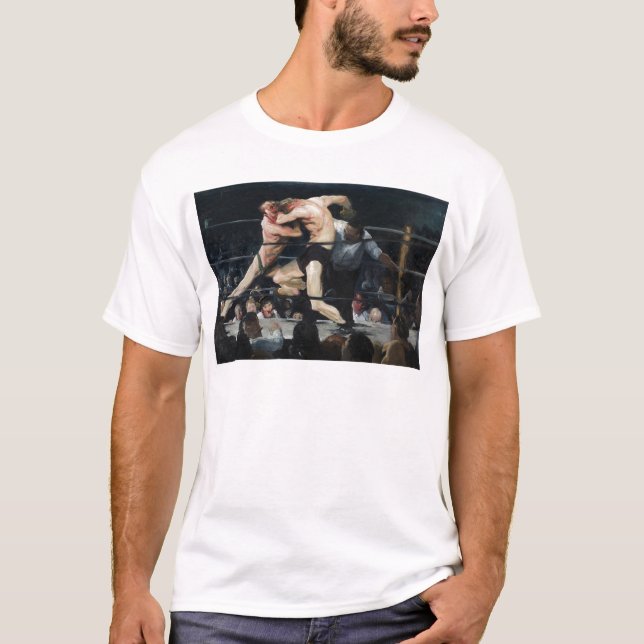 Camiseta Veado de George Bellows na arte de Sharkey do (Frente)
