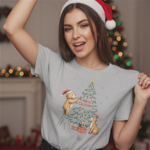 Veado e urso de Natal