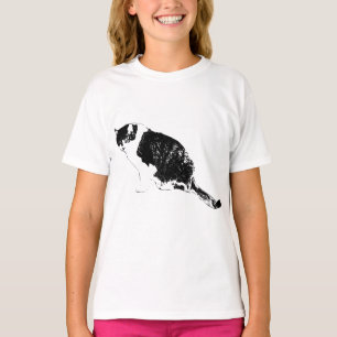 Camiseta Vector Cat Oferece Poder Mínimo em Todas