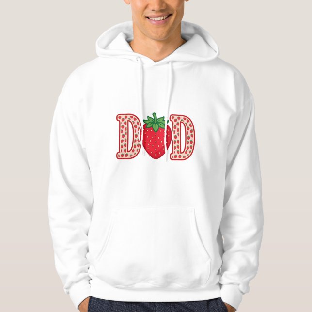 Camiseta Vector Desenho de Letra Morango Pai_1 (Frente)