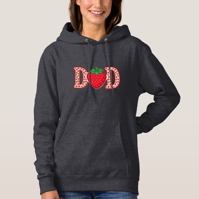 Camiseta Vector Desenho de Letra Morango Pai_1 (Frente)