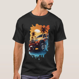 Camiseta Vector illustration car wallpaper design friend re