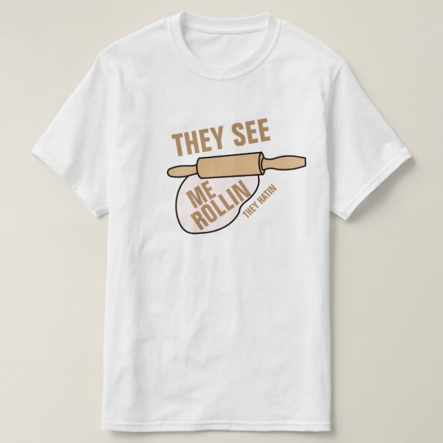Camiseta Vêem-me Rollin (Frente do Design)