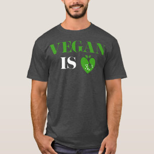 Camiseta Vegan Adora Veganismo Vegetariano Cardíaco Veggie