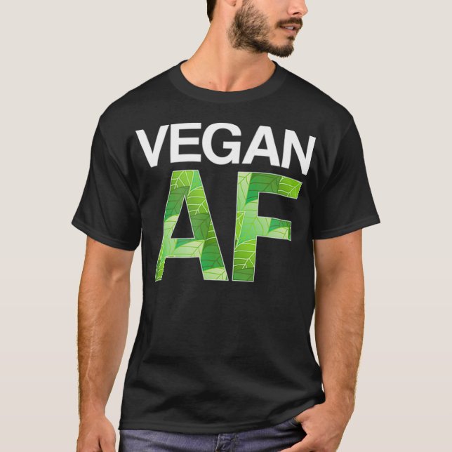 Camiseta Vegan AF  (Frente)