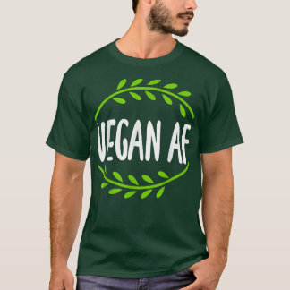 Camiseta Vegan Af Sweary Funny Graphic Design para Vegetari