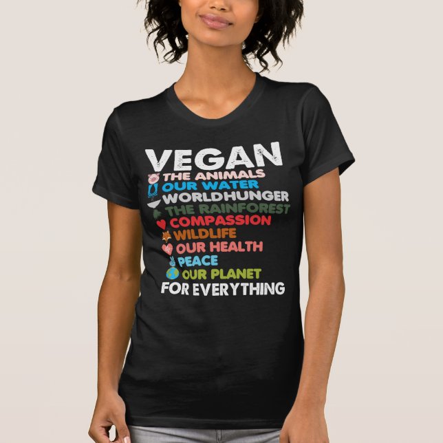 Camiseta Vegan Animal Rights Protect Earth Health Planet (Frente)