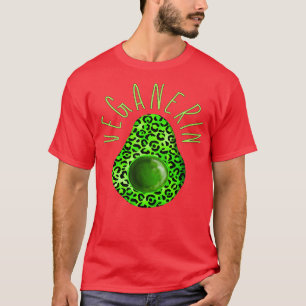 Camiseta Vegan Avocado Art LEOPARD PATTERN