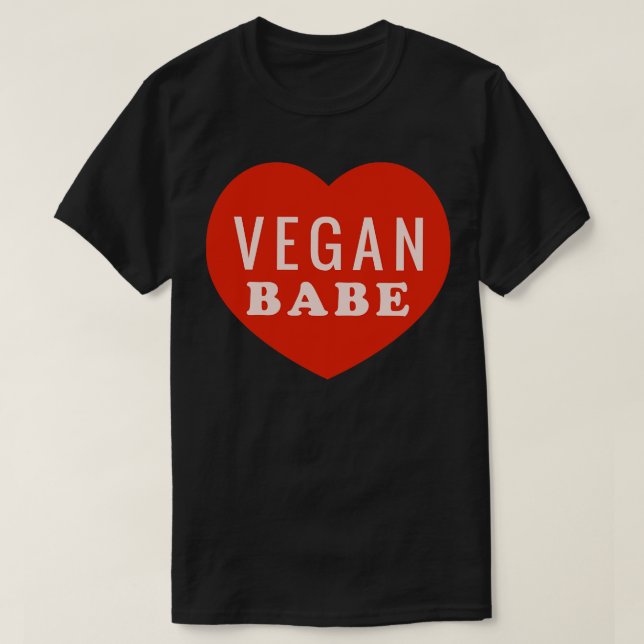 Camiseta Vegan Babe (Frente do Design)