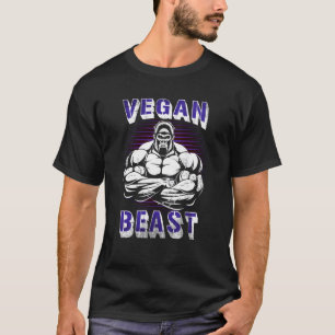 Camiseta Vegan Beast Gym Vegetarianismo Veganismo